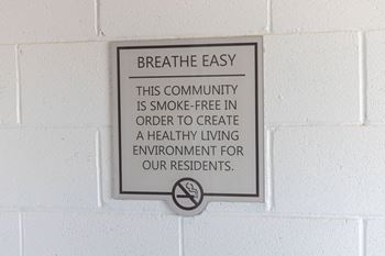 Breathe easy, we're smoke-free